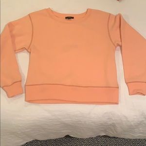 J Crew Brushed Terry Pullover Sweatshirt
